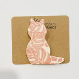 RJ Crosses Ceramic Brooch - Multi Coloured Cats