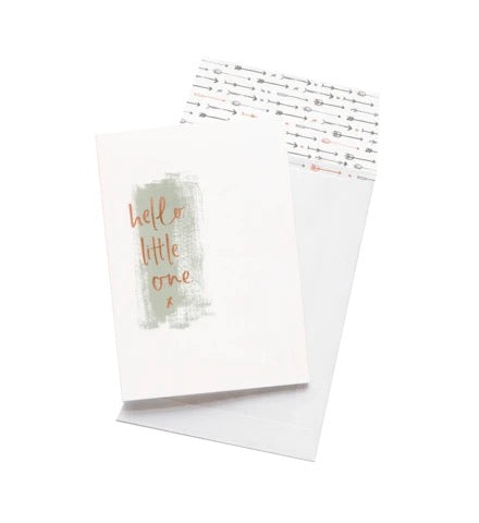 hello little one card by Emma Kate co available at have you met Charlie a gift shop in Adelaide South Australia