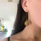 Arch Earrings - Zodiac Sun from have you met charlie a gift shop with Australian unique handmade gifts in Adelaide South Australia