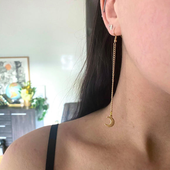 Arch Earrings - Simple Moon from have you met charlie a gift shop with Australian unique handmade gifts in Adelaide South Australia