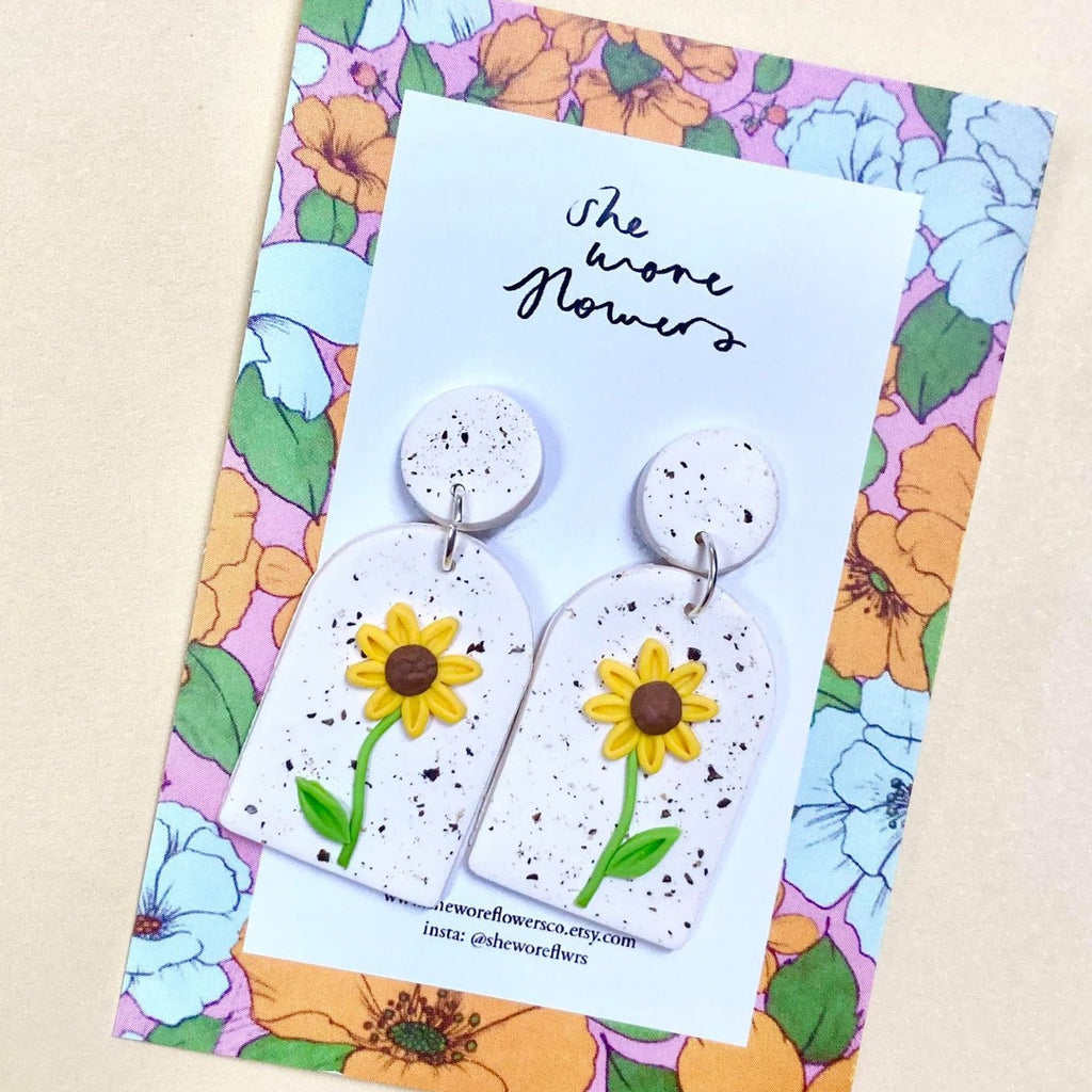 She Wore Flowers - Sunflower from have you met charlie a gift shop with Australian unique handmade gifts in Adelaide South Australia