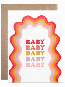 Hartland Brooklyn Card - Baby Rainbow Squiggle from Have You Met Charlie? a unique gift shop in Adelaide South Australia
