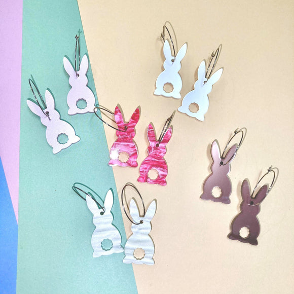 Mintcloud Earrings - Easter Bunny Dangles from have you met charlie a gift shop in Adelaide south Australian with unique handmade gifts