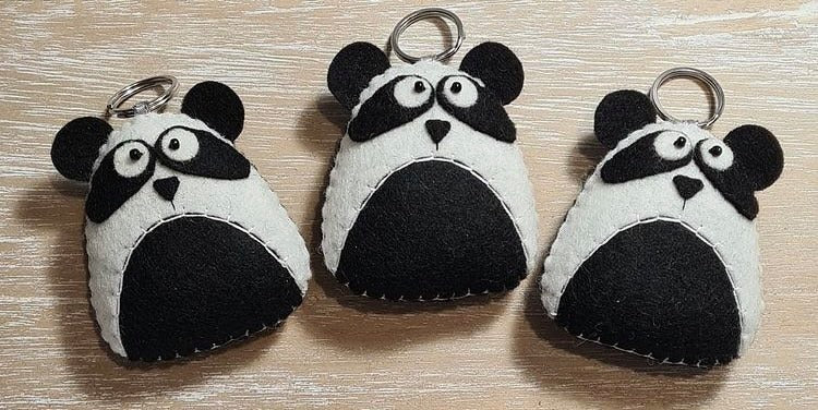 Panda World of Kawaii Gifts - Animal Keyrings Various from have you met charlie a gift shop in Adelaide south Australian with unique handmade gifts