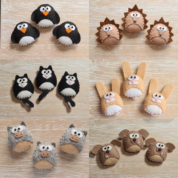 World of Kawaii Gifts - Animal Brooches Various from have you met charlie a gift shop in Adelaide south Australian with unique handmade gifts