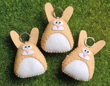 Bunny World of Kawaii Gifts - Animal Keyrings Various from have you met charlie a gift shop in Adelaide south Australian with unique handmade gifts