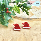 Mintcloud Christmas Earrings - Santa Hat