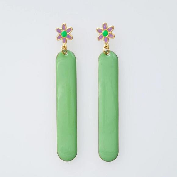 Middle Child Earrings - Prairie in Green from Have You Met Charlie? a unique gift shop in Adelaide South Australia