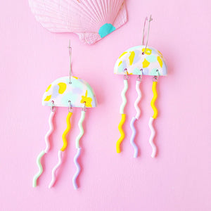 Renee Damiani - Jellyfish Earrings - Ice Cream Swirl sold at Have you Met Charlie? a unique gift shop in Adelaide, South Australia