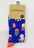 My2Socks Under the Sea theme socks from Have You Met Charlie? A gift shop in Adelaide, Australia