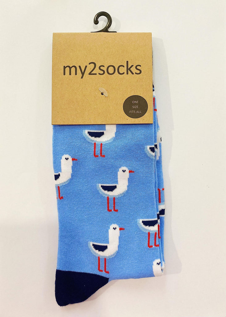 My2Socks Seagull bird socks from Have You Met Charlie? A gift shop in Adelaide, Australia