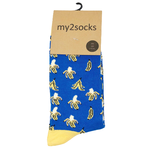 My2Socks Socks - Banana Blue