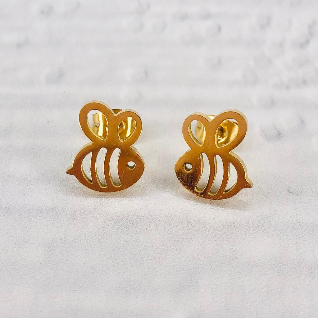 Stainless Steel Earrings - Bumblebee from Have You Met Charlie? a gift shop in Adelaide South Australia