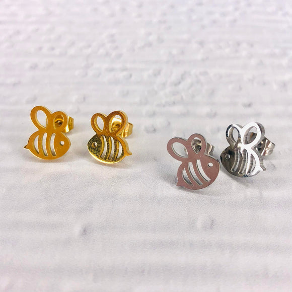 Stainless Steel Earrings - Bumblebee from Have You Met Charlie? a gift shop in Adelaide South Australia