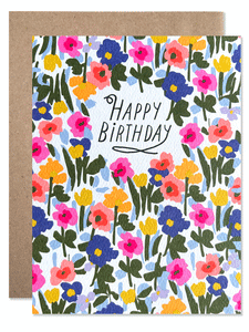 Hartland Brooklyn Card - Happy Birthday Stella Print