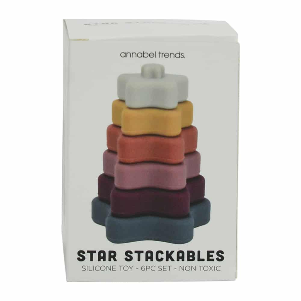 Annabel Trends Silicone Stackable Toy - Various Designs from Have You Met Charlie? a gift shop in Adelaide South Australia