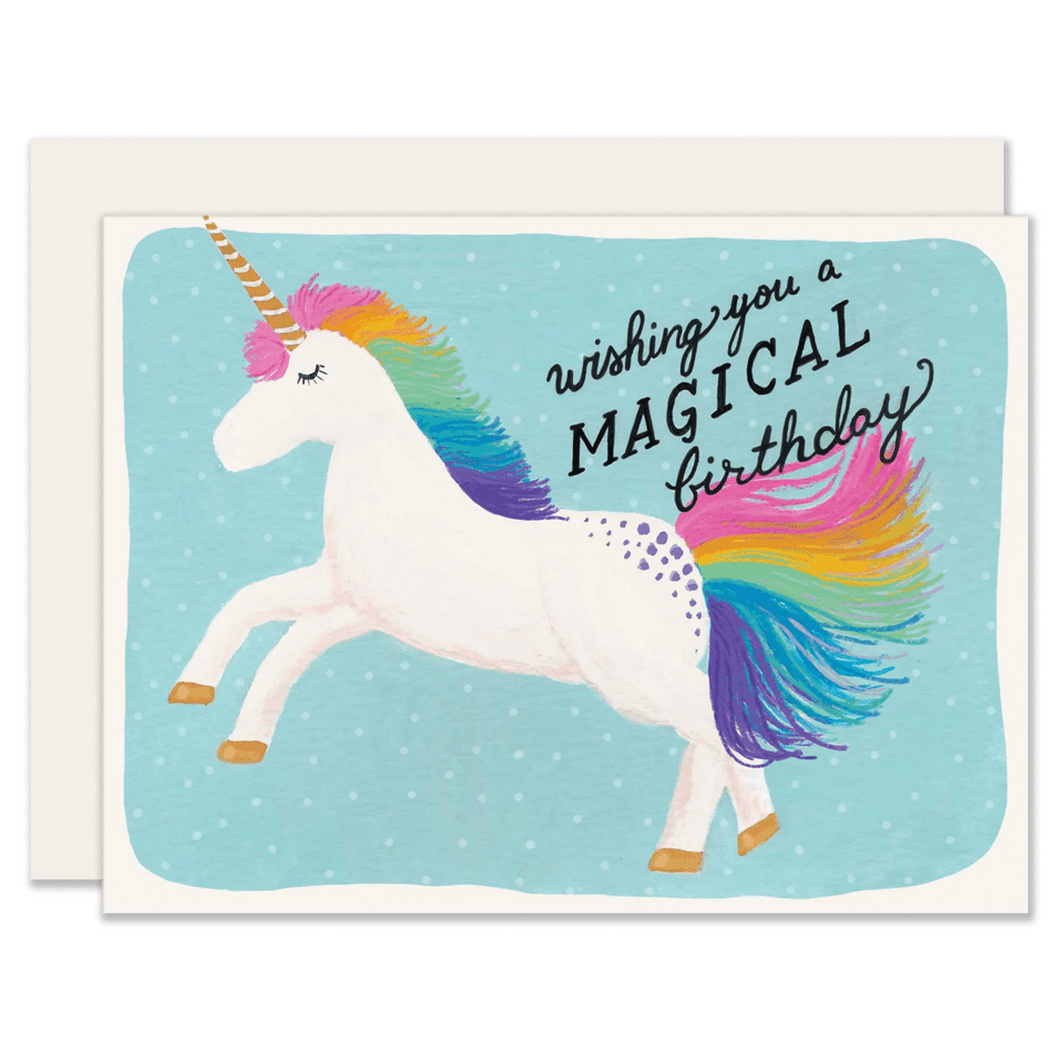 Slightly Stationary Greeting Card -Magical Birthday from Have You Met Charlie? a gift shop in Adelaide South Australia