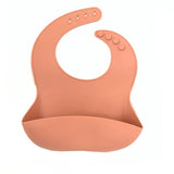 Little Mashies - Silicone Washy Bib in Dusty Pink. Sold at Have You Met Charlie?, a unique giftshop in Adelaide, South Australia.