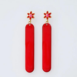 Middle Child Earrings - Prairie in Red from Have You Met Charlie? a unique gift shop in Adelaide South Australia