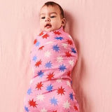 100% Bamboo Kip & Co baby swaddles - Be A Star from have you met charlie, a unique and quirky gift shop in Adelaide, South Australia
