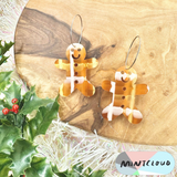 Mintcloud Christmas Earrings - Gingerbread Person