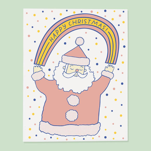 The Good Twin Christmas Card - Rainbow Santa from Have You Met Charlie?
