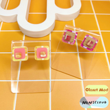 Closet Mod & Mintcloud Collaboration Earrings - The Plaid Stud