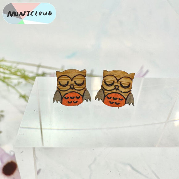 Mintcloud Earrings - Hootie Owl