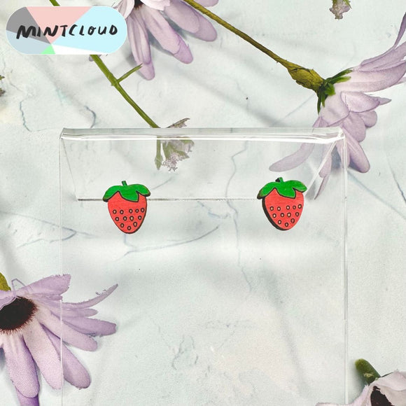 Mintcloud Earrings - Strawberry