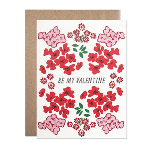 Hartland Brooklyn Card - Valentine's Red Garden