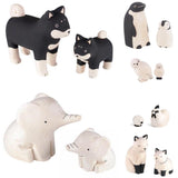 Pole Pole Carved Wooden Animals - Parent and Baby Set Animals, sold at Have You Met Charlie?, a unique gift store in Adelaide, South Australia.