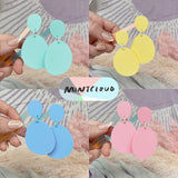 Mintcloud Large Pastel Droplets Dangles - Various Colours