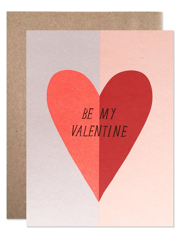 Hartland Brooklyn Card - Be My Valentine Heart