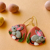 easter bilby polymer clay earrings by marley made this from have you met charlie a gift shop with unique handmade australian gifts in adelaide south australia