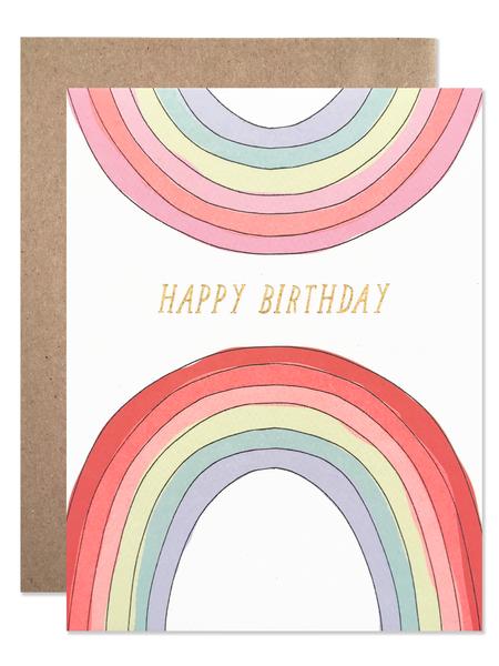 Hartland Brooklyn Card - Happy Birthday Rainbow
