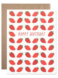 Hartland Brooklyn Card - Happy Birthday Strawberry