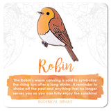 Botanical Brights enamel Robin pin - sold at Have You Met Charlie? a gift shop in Adelaide, South Australia selling unique and handmade gifts.