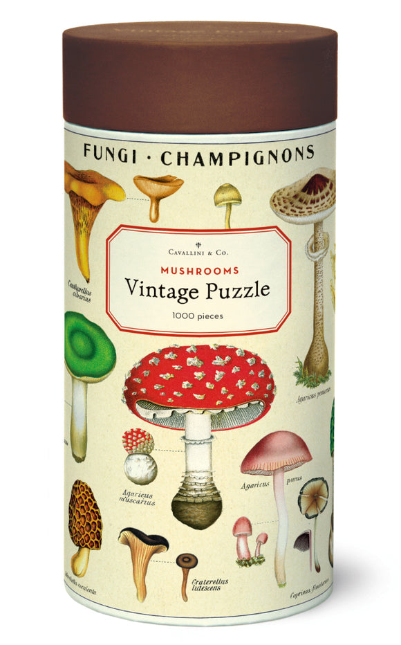 Vintage Puzzles - Mushrooms