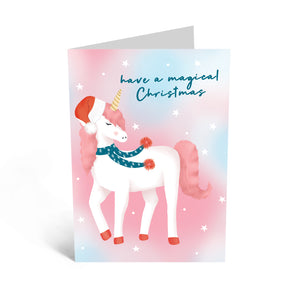 Central 23 Greeting Card - Christmas Unicorn