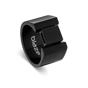 Stainless Steel Men's Ring - Heavy Black, sold at Have You Met Charlie?, a unique gift store in Adelaide, South Australia.