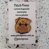 Patch Press Pins - Wire Coat Griffon, sold at Have You Met Charlie?, a unique gift store in Adelaide, South Australia.