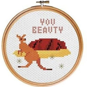 IS Gifts- The Australian Collection Cross Stitch Kit Native Animals from Have You Met Charlie? a gift shop with unique Australian handmade gifts in Adelaide, South Australia