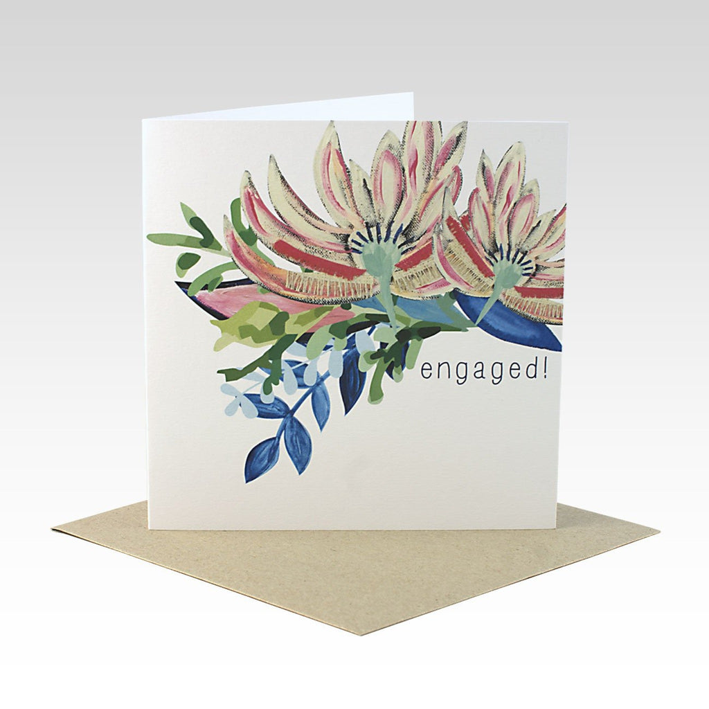 Rhi Creative Greeting Card - Engaged Card from have you met charlie a gift shop with Australian unique handmade gifts in Adelaide South Australia