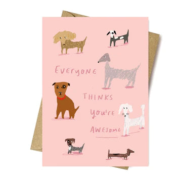 Nicola Rowlands Card - Everyone Thinks You're Awesome