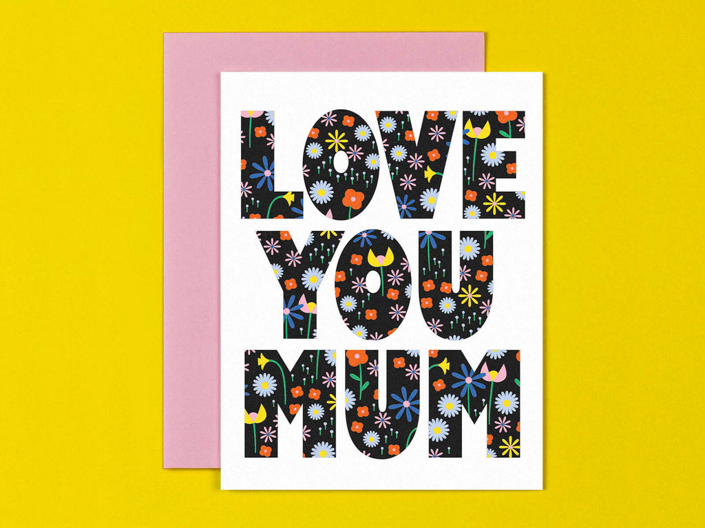 My Darlin' Mother's Day Card - Love You Mum, sold at Have You Met Charlie?, a unique gift store in Adelaide, South Australia.