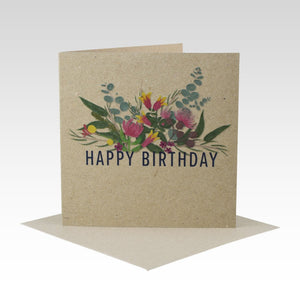 Rhi Creative Greeting Card - Floral Happy Birthday from have you met charlie a gift shop with Australian unique handmade gifts in Adelaide South Australia