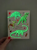 Hartland Brooklyn Card - Happy Birthday Glow in the Dark Dinosaurs
