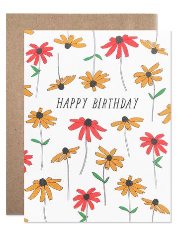 Hartland Brooklyn Greeting Card- Happy Birthday Black Eyed Susan-from Have You Met Charlie? a gift shop with Australian unique handmade gifts in Adelaide, South Australia