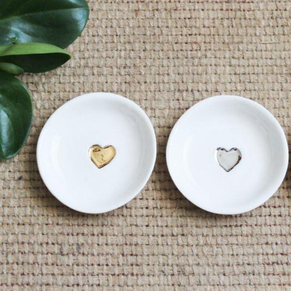 Tea 4 Two Art Jewellery Dish - round heart Various from have you met charlie a gift shop with Australian unique handmade gifts in Adelaide South Australia
