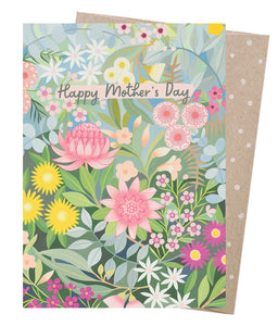 Earth Greetings Card -  Mother's Day Bouquet